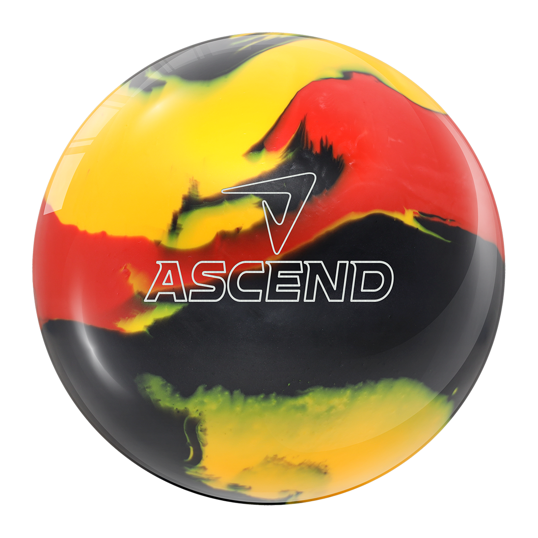 Motiv Ascend Bowling Ball - Red/Black/Yellow
