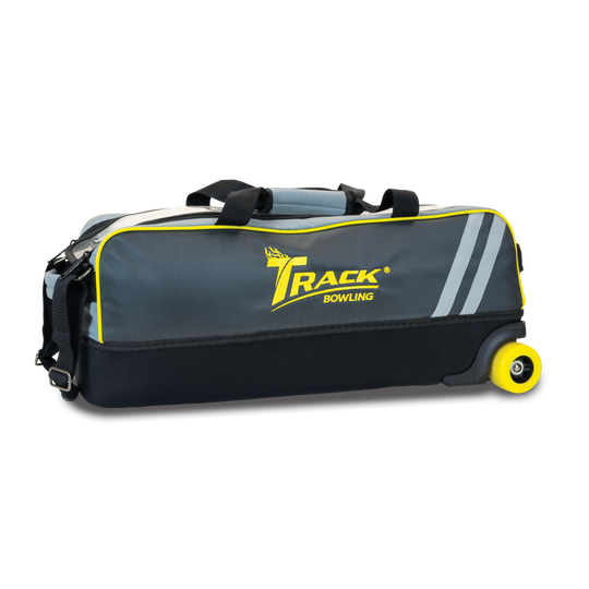 Track Select Triple Tote Bowling Bag - Grey/Yellow