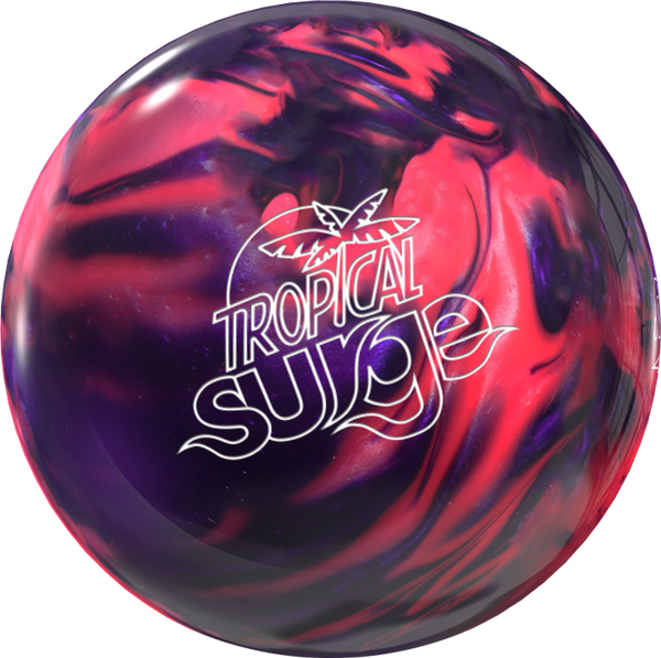 Storm Tropical Surge - Pink/Purple bowling ball – front view