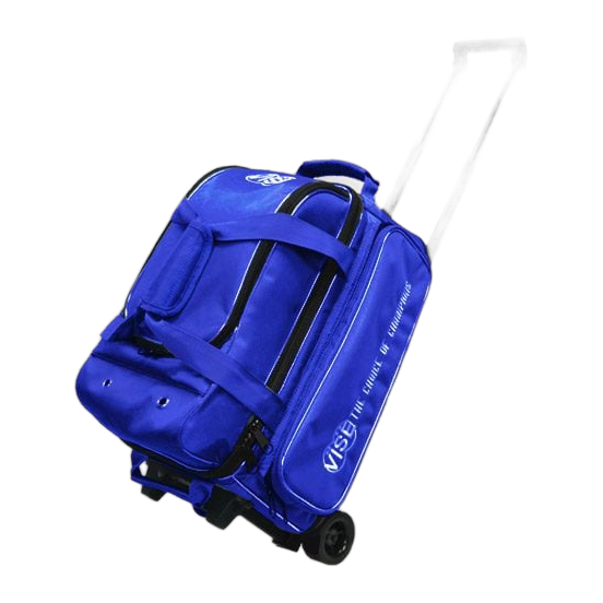 Vise 2-Ball Classic Roller Bowling Bag - Blue