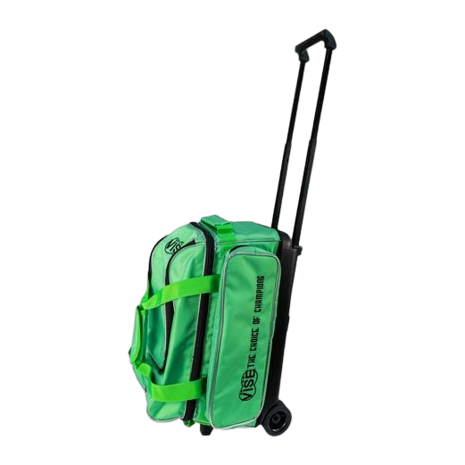 Vise 2-Ball Classic Roller Bowling Bag - Green