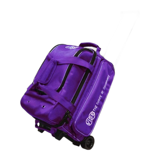 Vise 2-Ball Classic Roller Bowling Bag - Purple