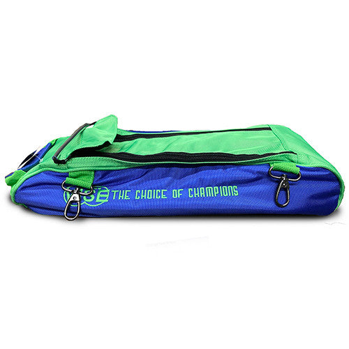 Vise 3-Ball Clear Top Add-On Shoe Bag - Grape/Green