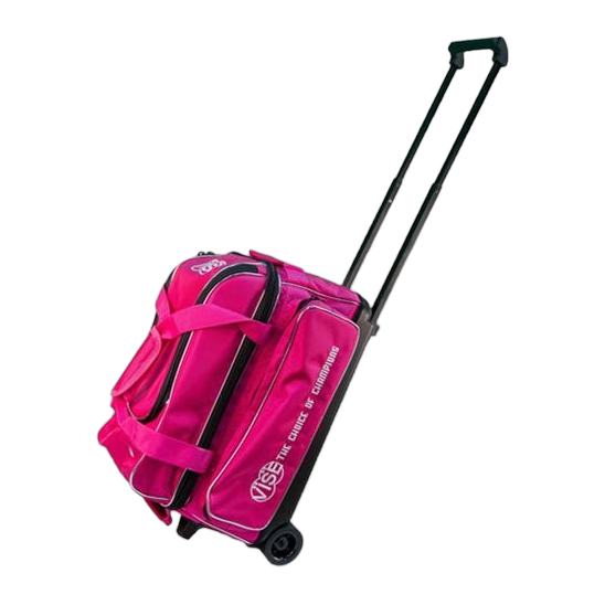 Vise 2-Ball Classic Roller Bowling Bag - Pink