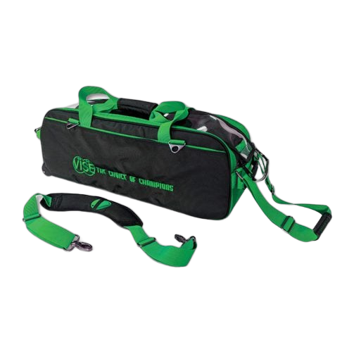 Vise 3-Ball Tote Clear Top - Black/Green