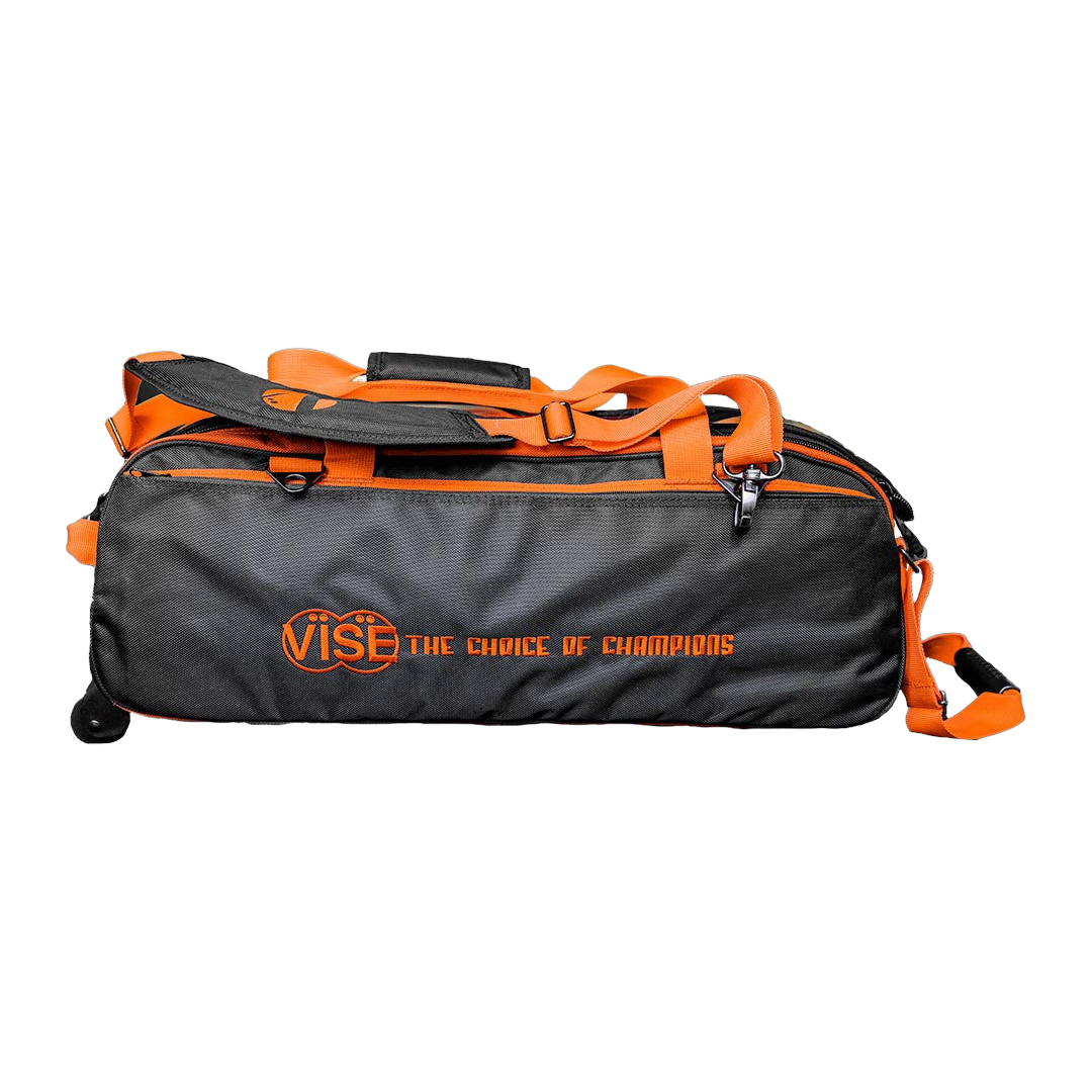 Vise 3-Ball Tote Clear Top - Black/Orange