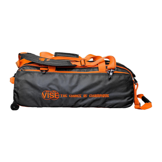 Vise 3-Ball Tote Clear Top - Black/Orange
