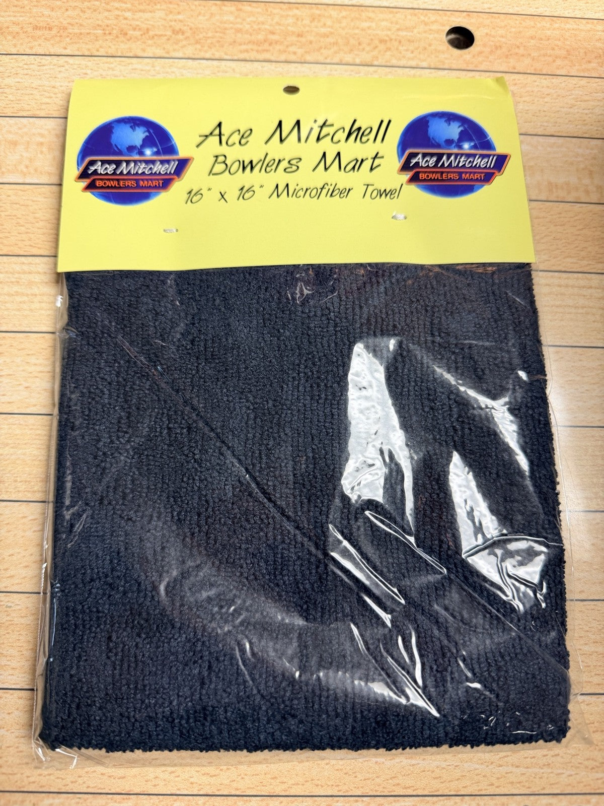 Ace Mitchell Microfiber Towel 16x16 - Black
