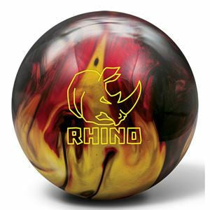 Brunswick Rhino Bowling Ball - Black/Red/Gold