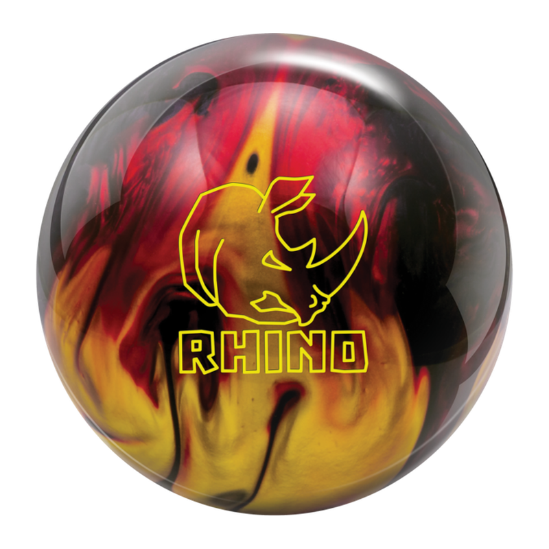 Brunswick Rhino Bowling Ball - Black/Red/Gold