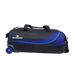 Brunswick Punisher Plus Triple Tote - Black/Blue Bowling Bags