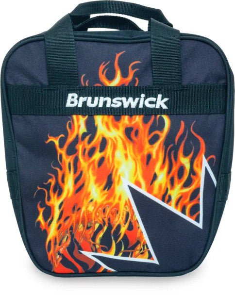 Brunswick Spark Single Tote - Flames Bowling Bag Bowling Bag