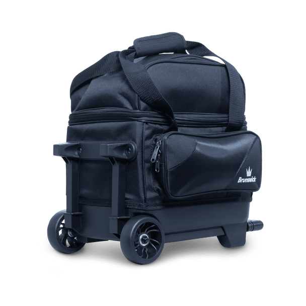 Brunswick Zone Single Roller Bowling Bag - Black Bowling Bag