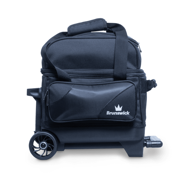 Brunswick Zone Single Roller Bowling Bag - Black Bowling Bag