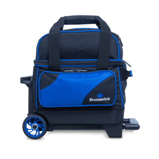 Brunswick Zone Single Roller Bowling Bag - Blue Bowling Bag