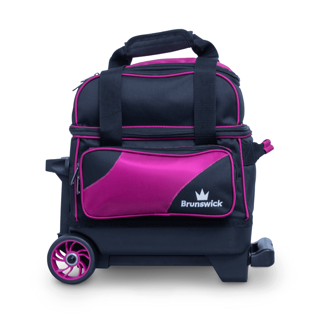 Brunswick Zone Single Roller Bowling Bag - Raspberry Bowling Bag