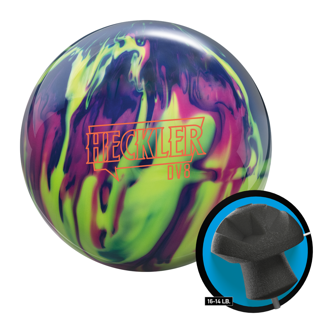 DV8 Heckler Hybrid Bowling Ball Bowling Balls