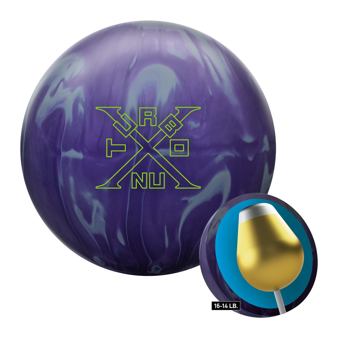 Ebonite Turbo X NU Bowling Ball Bowling Balls