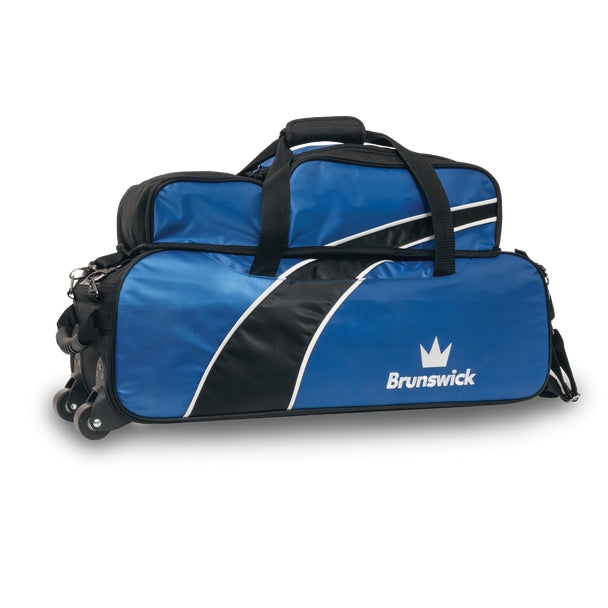 Brunswick Edge Triple Tote W/Pouch - Blue
