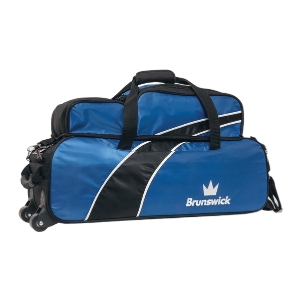 Brunswick Edge Triple Tote W/Pouch - Blue