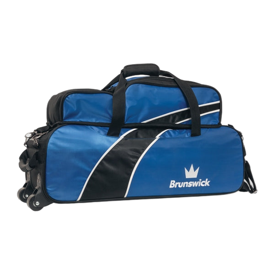 Brunswick Edge Triple Tote W/Pouch - Blue