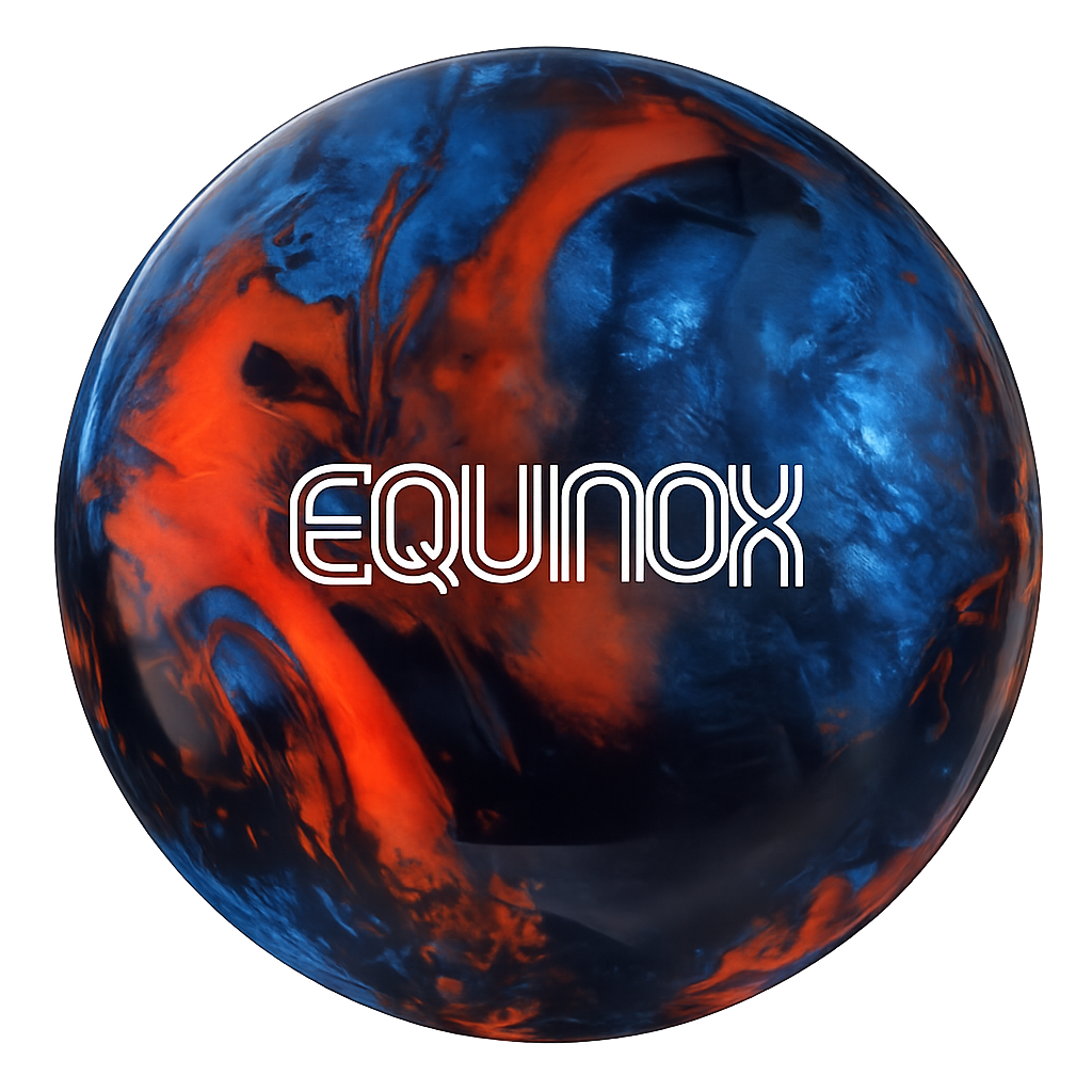 Storm EquinoX Hybrid Bowling Ball - Nebula/Flare/Void colorway front view