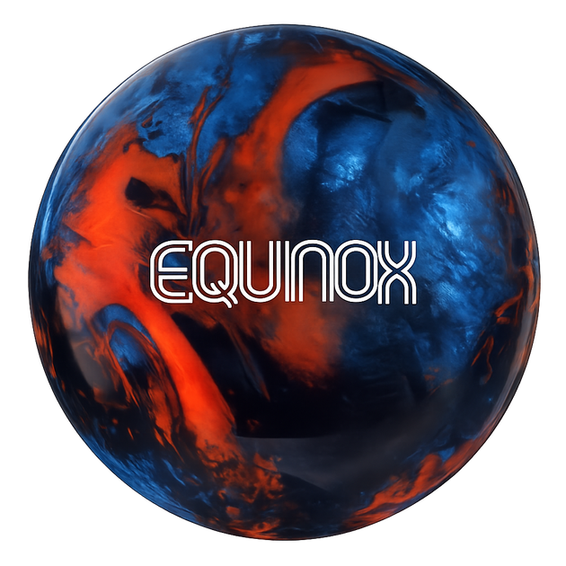 Storm EquinoX Hybrid Bowling Ball - Nebula/Flare/Void colorway front view