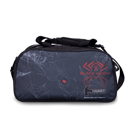 Hammer Black Widow Double Tote Bowling Bag with Shoe Pouch Bowling Bag