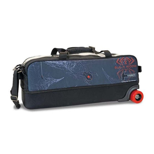 Hammer Dye Sub Slim Triple Roller Bowling Bag -&nbsp;Black Widow&nbsp; Bowling Bag