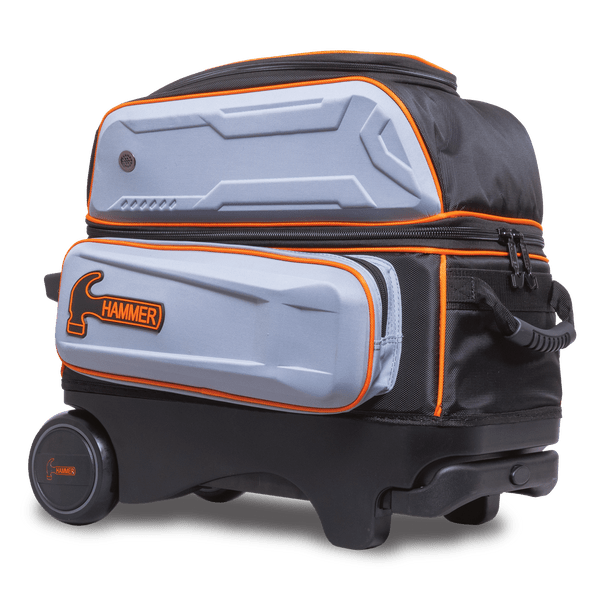 Hammer Gauntlet Double Roller - Grey Bowling Bag Bowling Bag