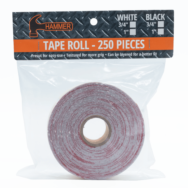 Hammer Insert Tape - White - 250 Piece Roll Bowling Accessories