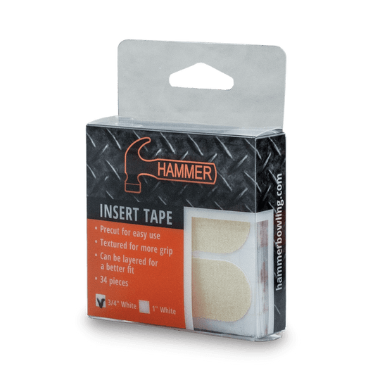 Hammer Insert Tape - White - 34 Pieces Bowling Accessories