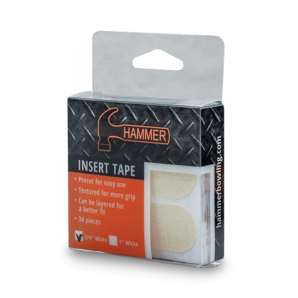 Hammer Insert Tape - White - 34 Pieces Bowling Accessories