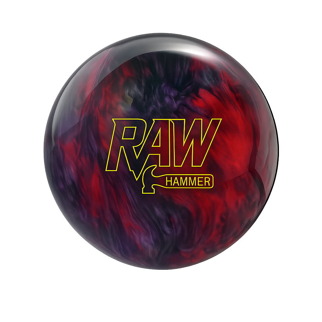 Hammer Raw - Red/Smoke/Black Hybrid Bowling Ball