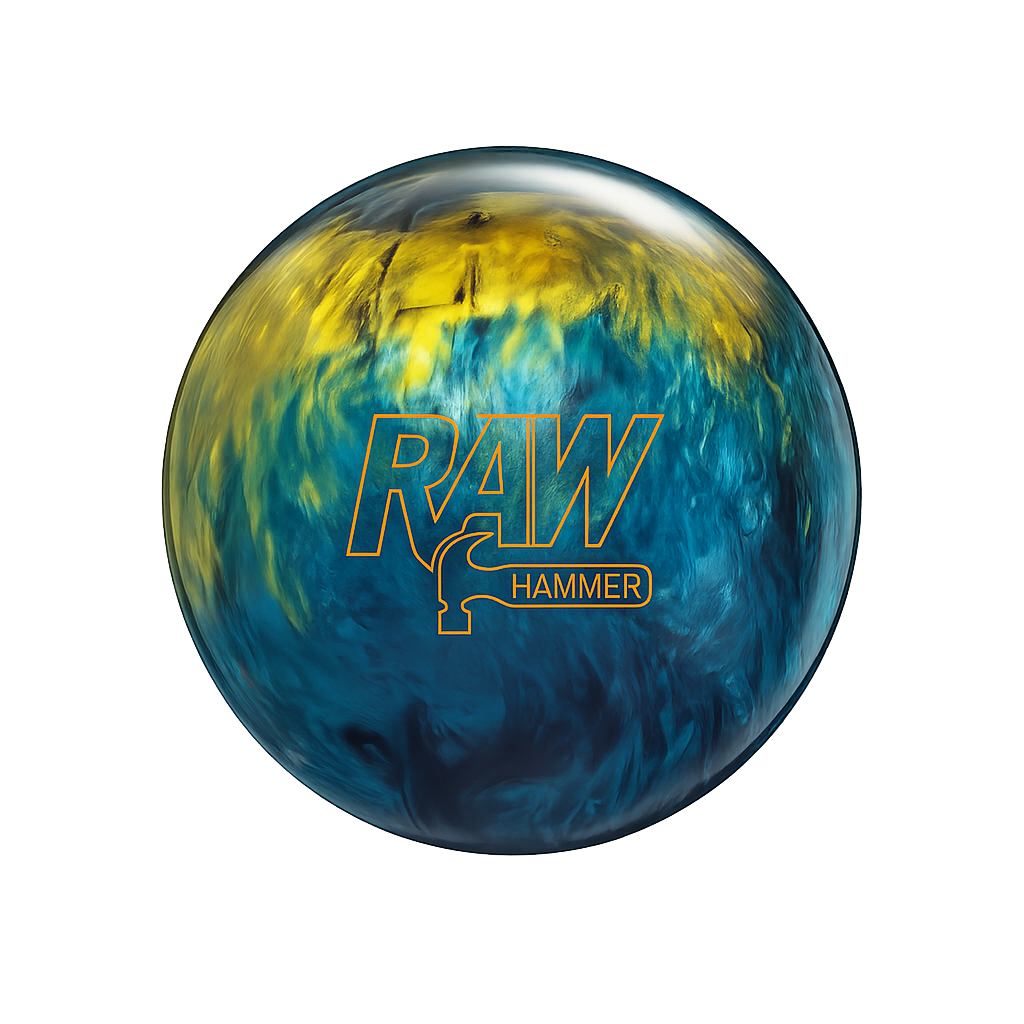 Hammer Raw - Smoke/Blue/Gold Pearl Bowling Ball