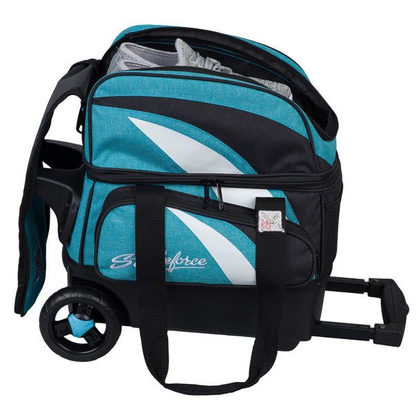 KR Strikeforce Cruiser 1-Ball Roller Bowling Bag&nbsp;- Teal Bowling Bag