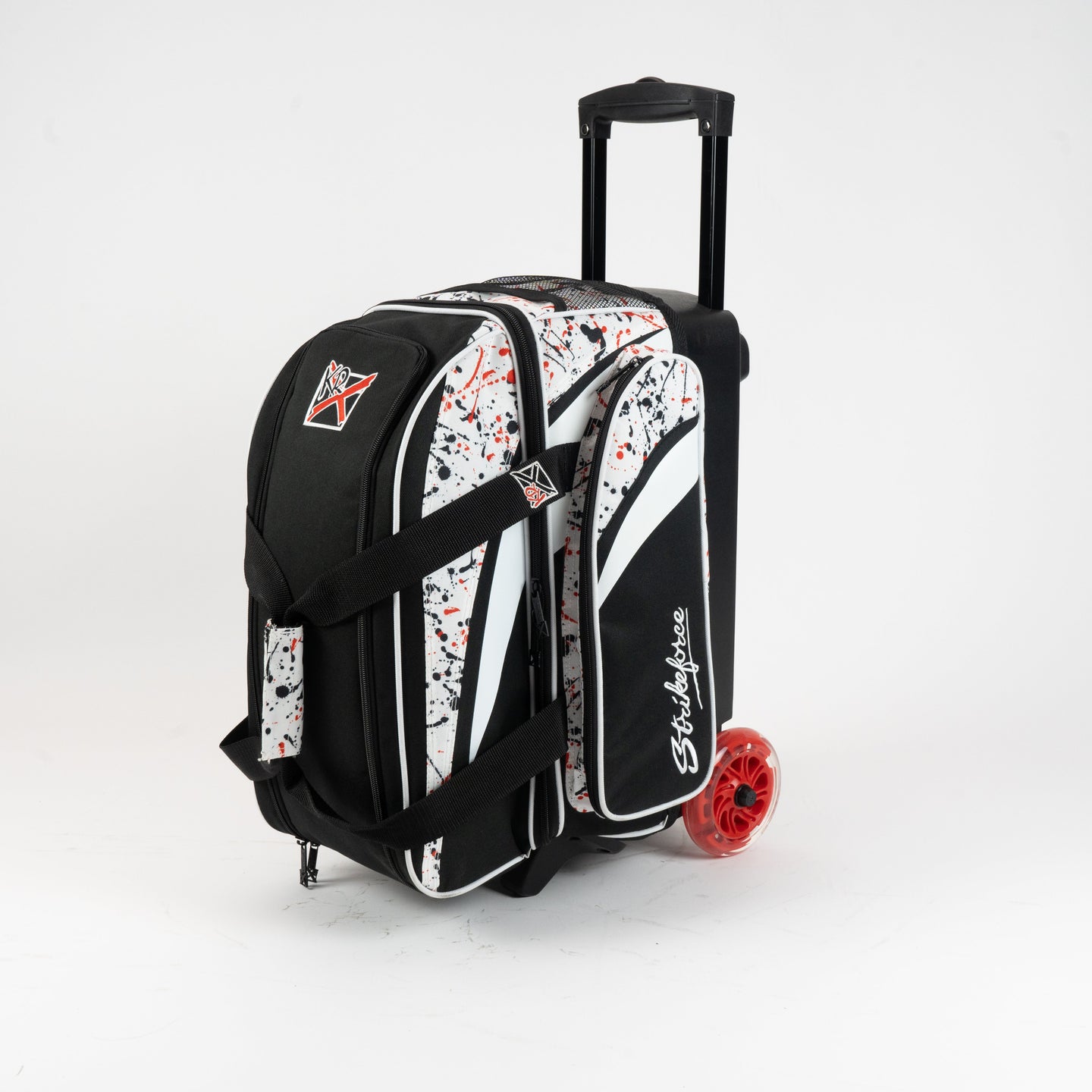 KR Strikeforce Cruiser Double Roller - White/Black/Red Splash