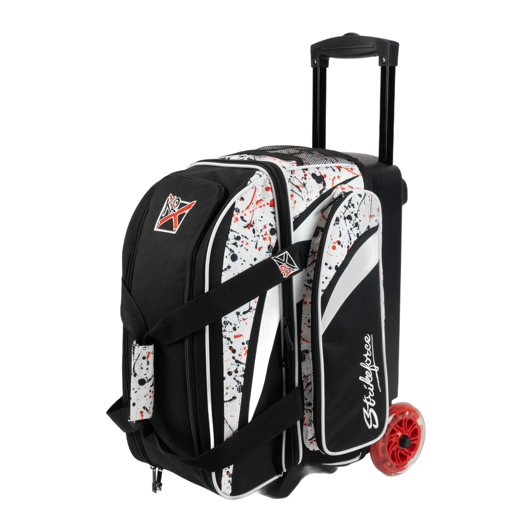 KR Strikeforce Cruiser Double Roller - White/Black/Red Splash