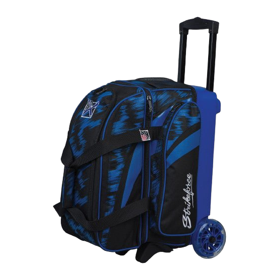 KR Strikeforce Cruiser Scratch Double Roller Bowling Bags