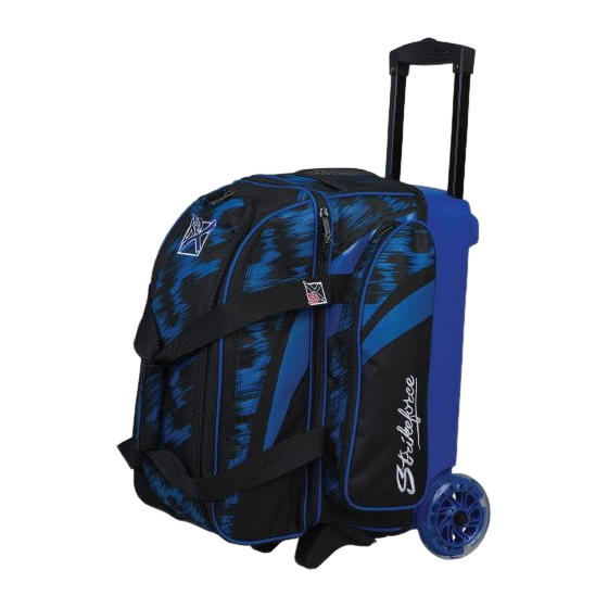 KR Strikeforce Cruiser Scratch Double Roller Bowling Bags