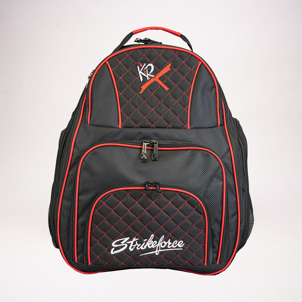 KR Strikeforce Deuce 2-Ball Backpack - Black/Red