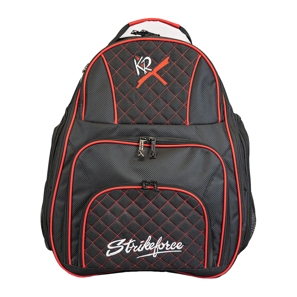 KR Strikeforce Deuce 2-Ball Backpack - Black/Red