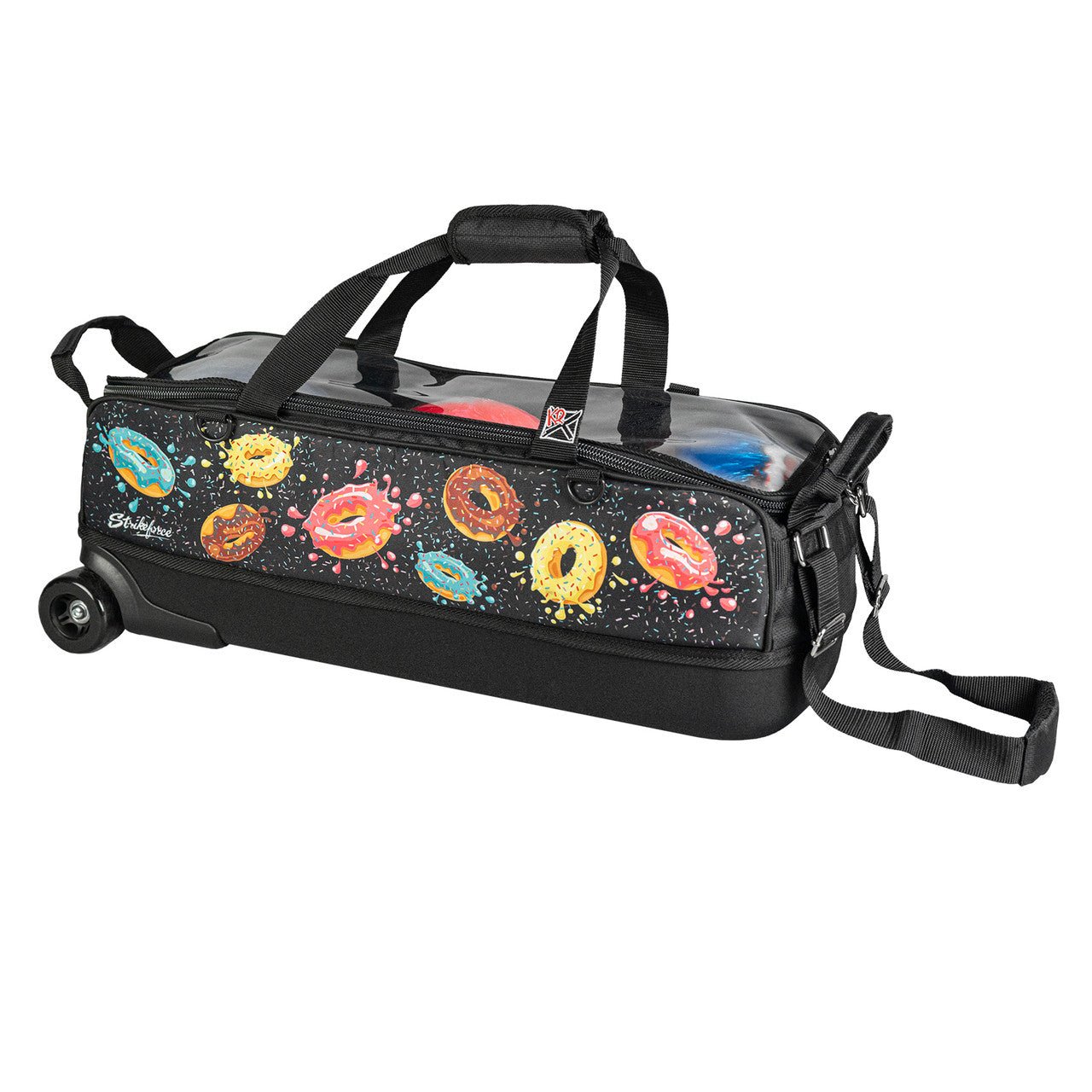 KR Strikeforce Fast Slim Triple Bowling Bag - Donuts Bowling Bag