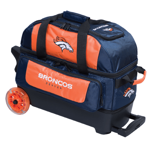 KR Strikeforce NFL Denver Broncos 2 Ball Roller Bowling Bag Bowling Bags