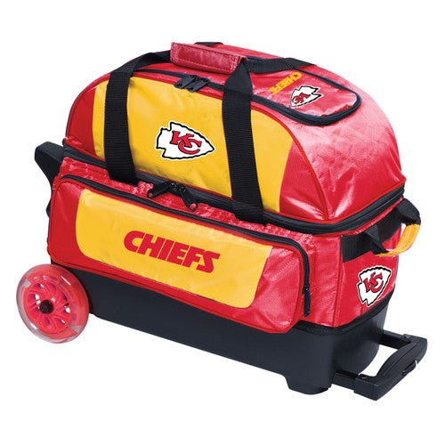 KR Strikeforce NFL Kansas City Chiefs 2 Ball Roller Bowling Bag Bowling Bags