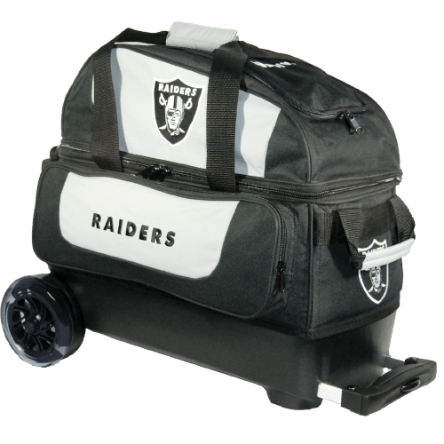 KR Strikeforce NFL Las Vegas Raiders 2 Ball Roller Bowling Bag Bowling Bags