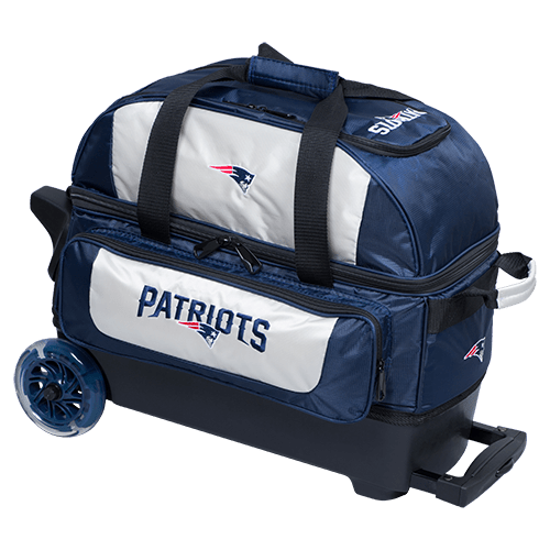 KR Strikeforce NFL New England Patriots 2 Ball Roller Bowling Bag Bowling Bags