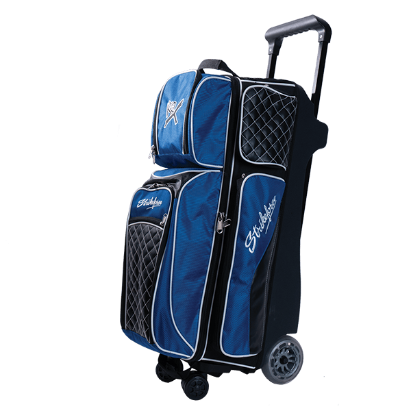 KR Strikeforce Royal Flush 360 Swivel Triple Roller Bowling Bag Bowling Bag