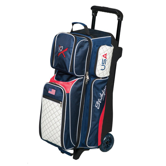KR Strikeforce Royal Flush Triple Roller Bowling Bags