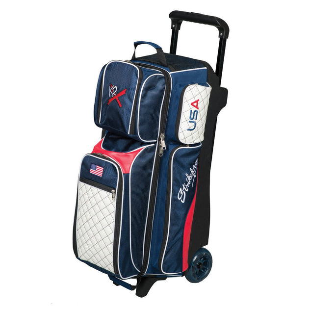 KR Strikeforce Royal Flush Triple Roller Bowling Bags